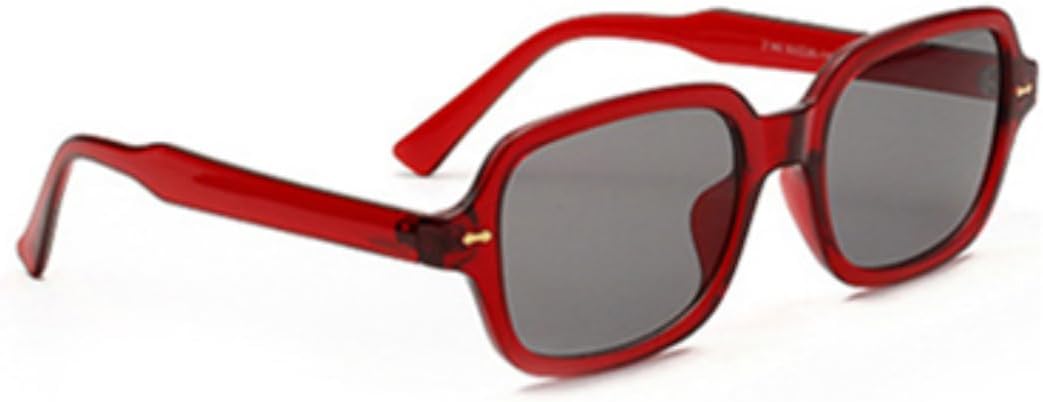 

Модные солнцезащитные очки для мужчин и женщин, маленькая оправа, желтые солнцезащитные очки, женские ретро-очки с заклепками, защита от УФ-излучения UV400 SZVVBKK, Red-grey