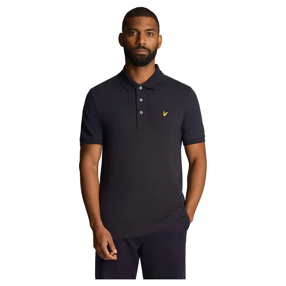 

Поло Lyle & Scott Slub, синий