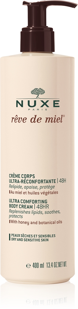 

Rêve de miel miel ультракомфортный крем для тела увлажняющий крем для тела с медом Nuxe, 400 мл