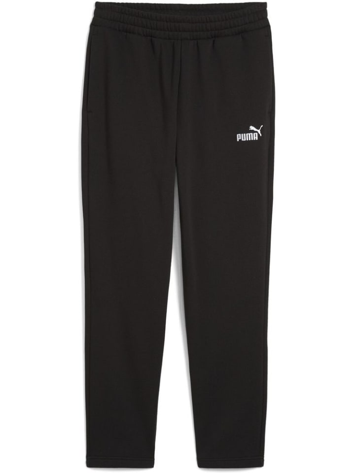 

Спортивные брюки "ESS No.1 Logo Sweatpants FL op" черного цвета Puma