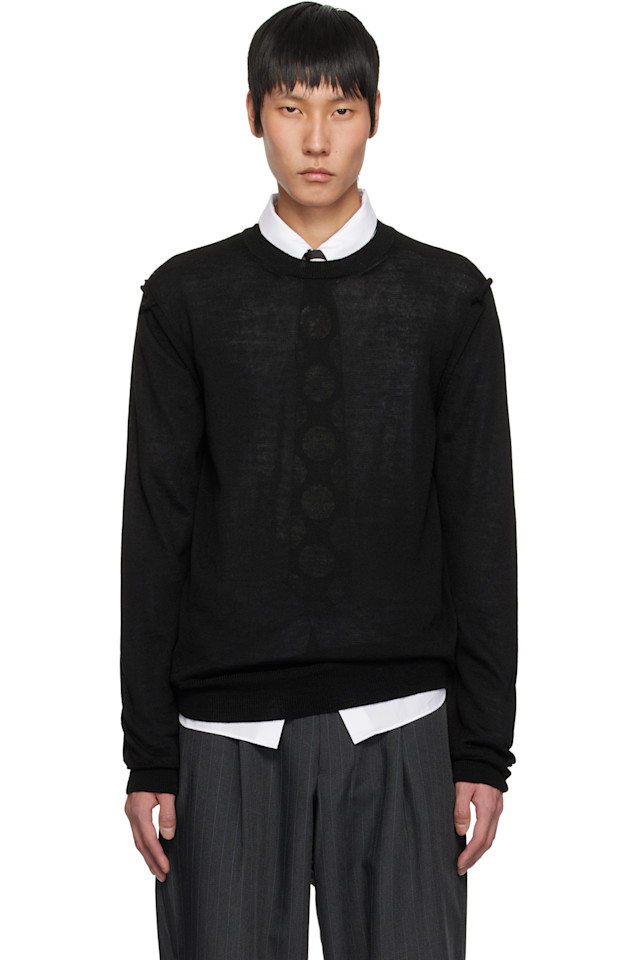 

Свитер с круглым вырезом Comme Des Garçons Homme Deux, черный