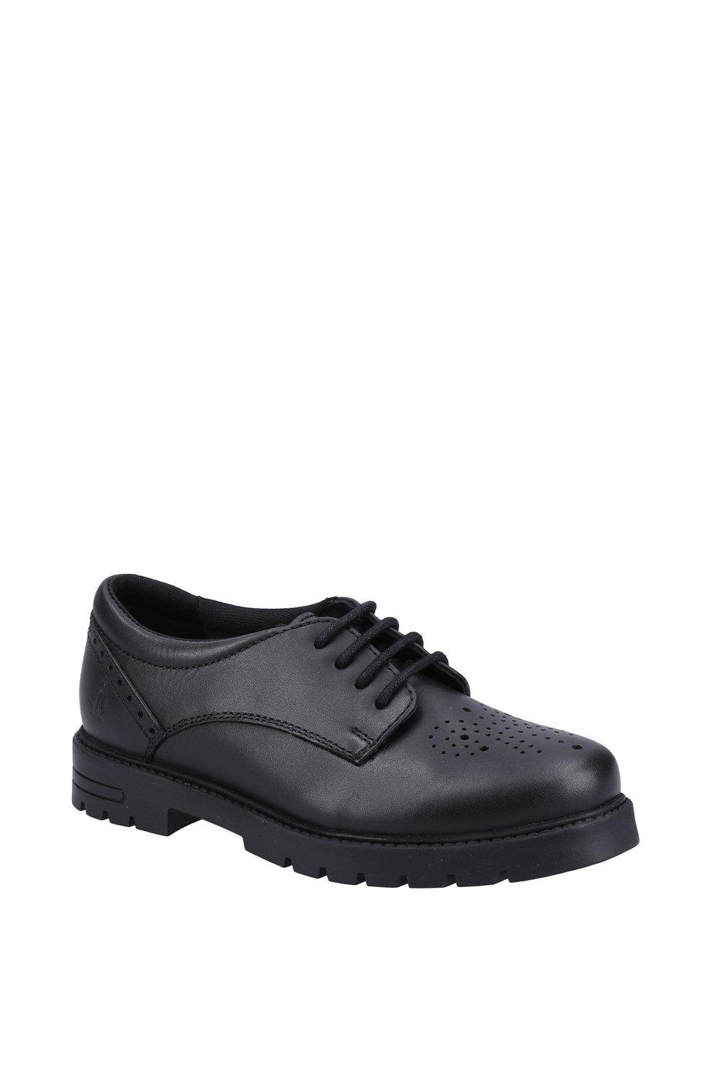 

'Jayne Lace Up SNR' Girls BTS FLFR Hush Puppies, черный