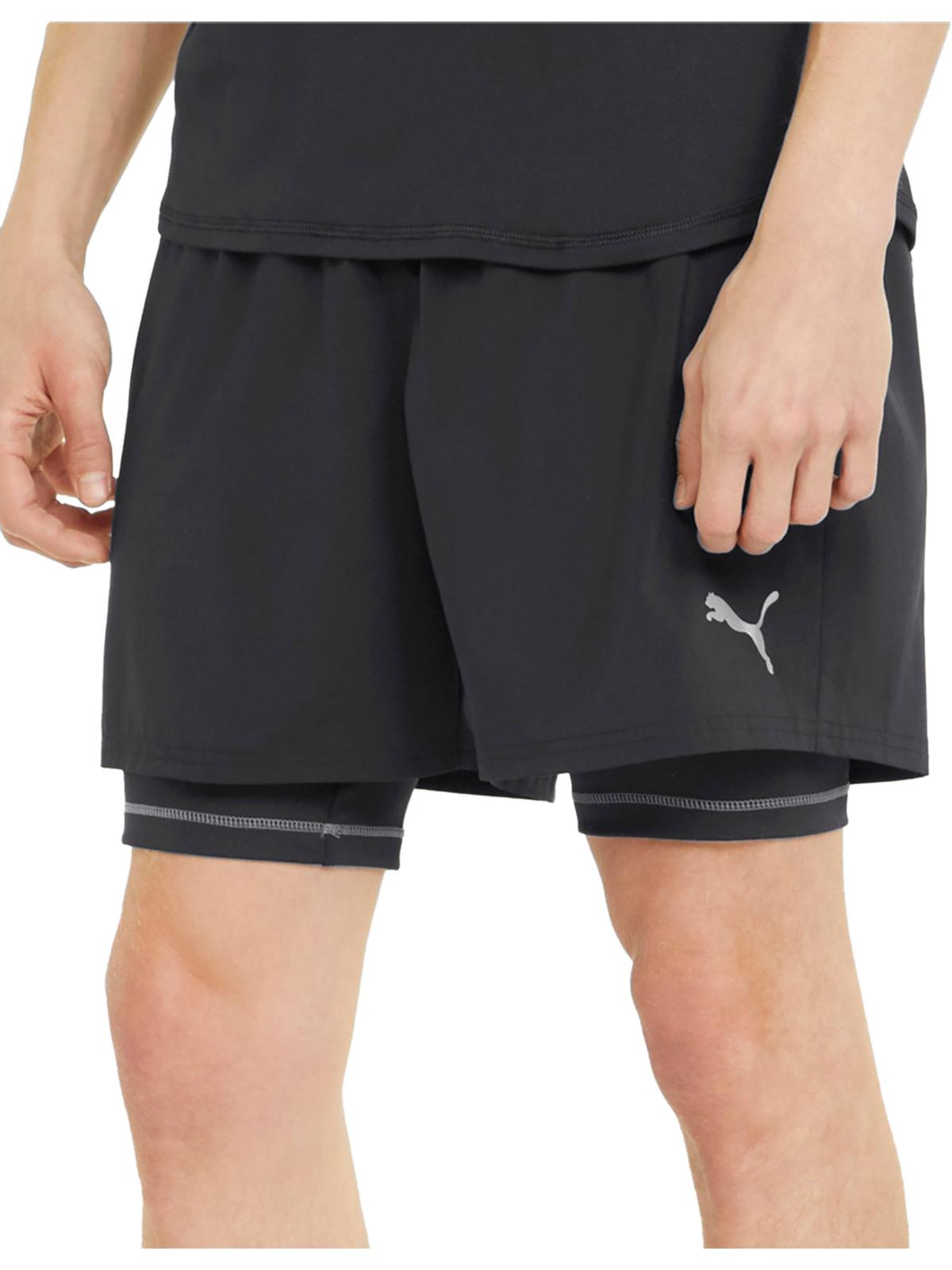 

Мужские шорты для бега и фитнеса Puma, цвет puma black