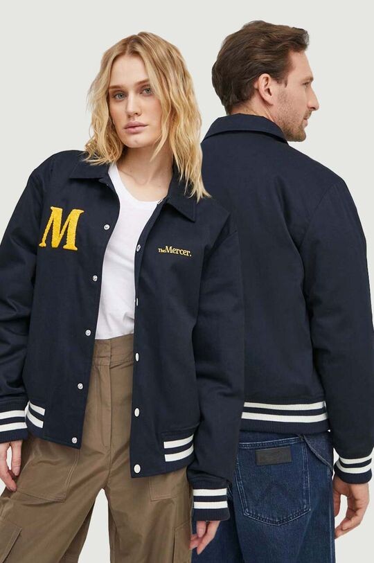 

Хлопковая куртка-поло Varsity Polo Mercer Amsterdam, темно-синий