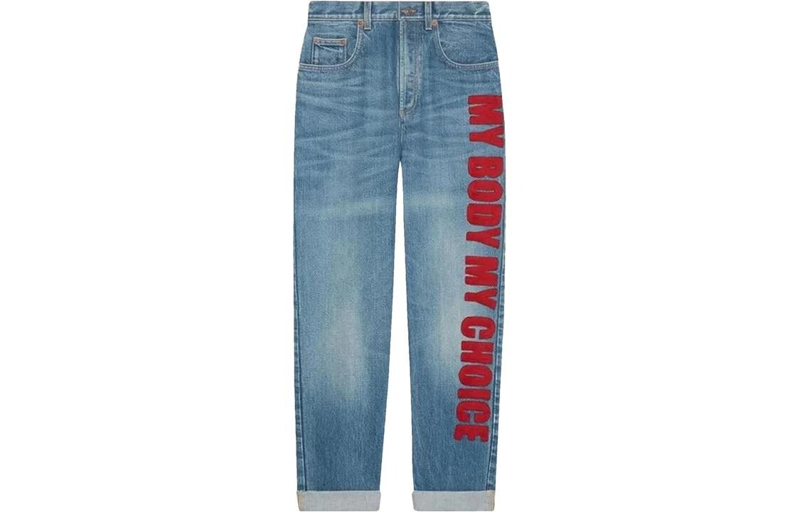 

Джинсы женские синие Gucci