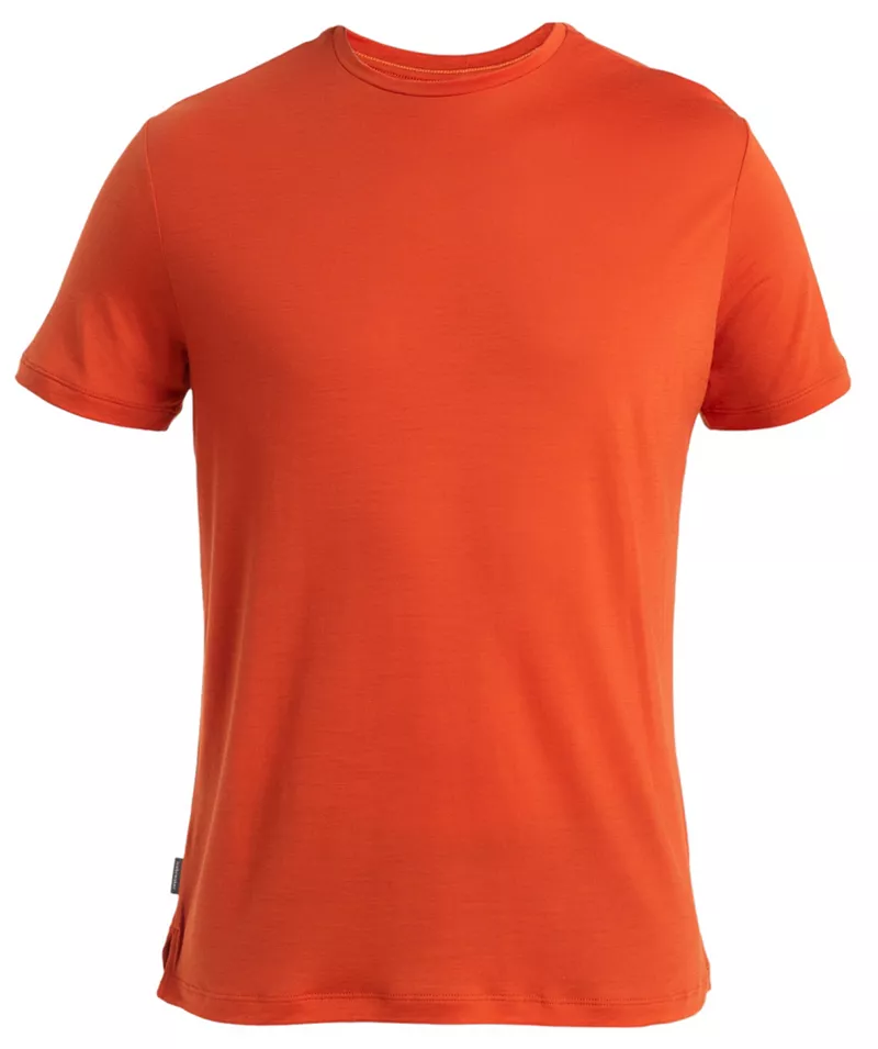 

Icebreaker Мужская рубашка Merino 125 Cool-Lite Sphere III с коротким рукавом, цвет Molten