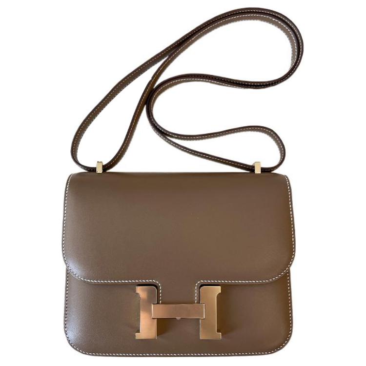 

Констанс Кожаная Сумка Через Плечо с Матовым Покрытием, Женская Сумка Через Плечо HERMES