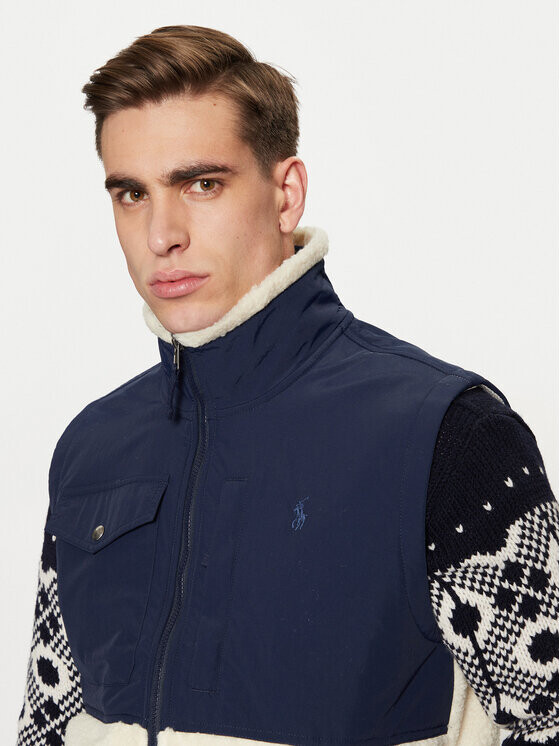 Жилет стандартного кроя Polo Ralph Lauren, бежевый — фото 4