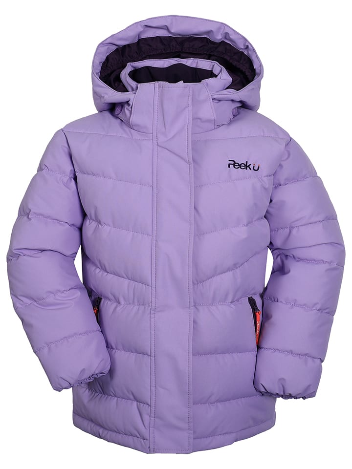 

Peek U Зимняя куртка "Доли" фиолетового цвета