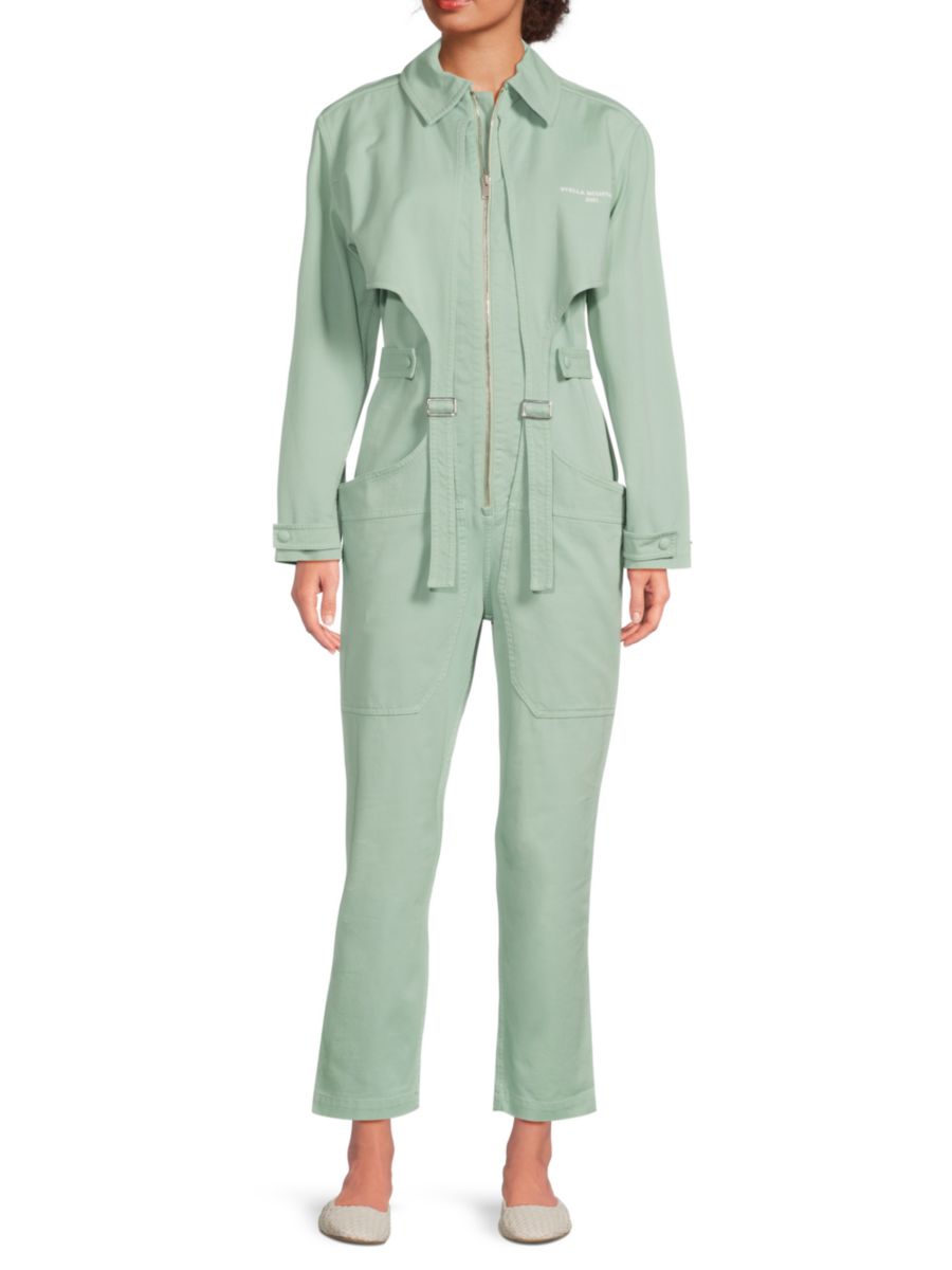 

Комбинезон Paloma с застежкой-молнией спереди Stella McCartney, цвет Mint