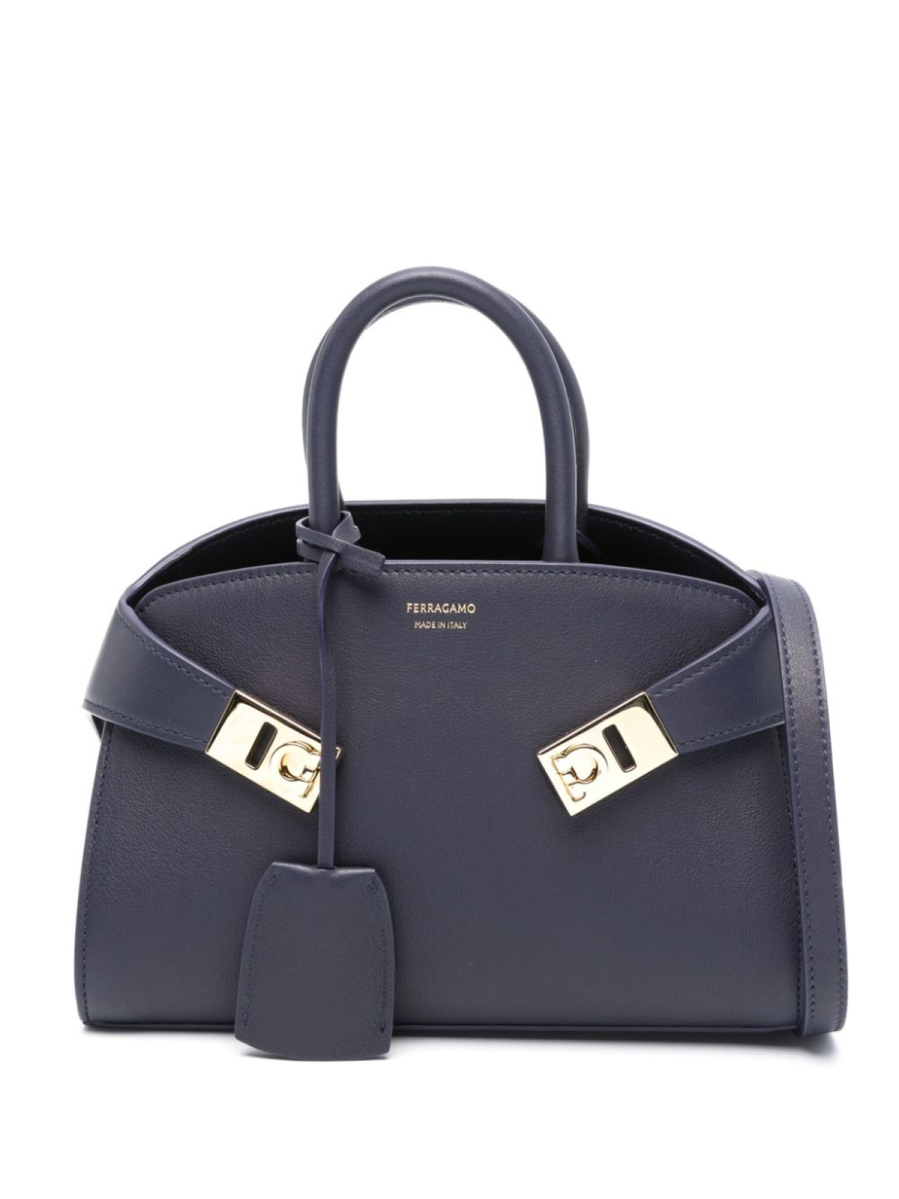 

Ferragamo сумка-тоут с логотипом, синий