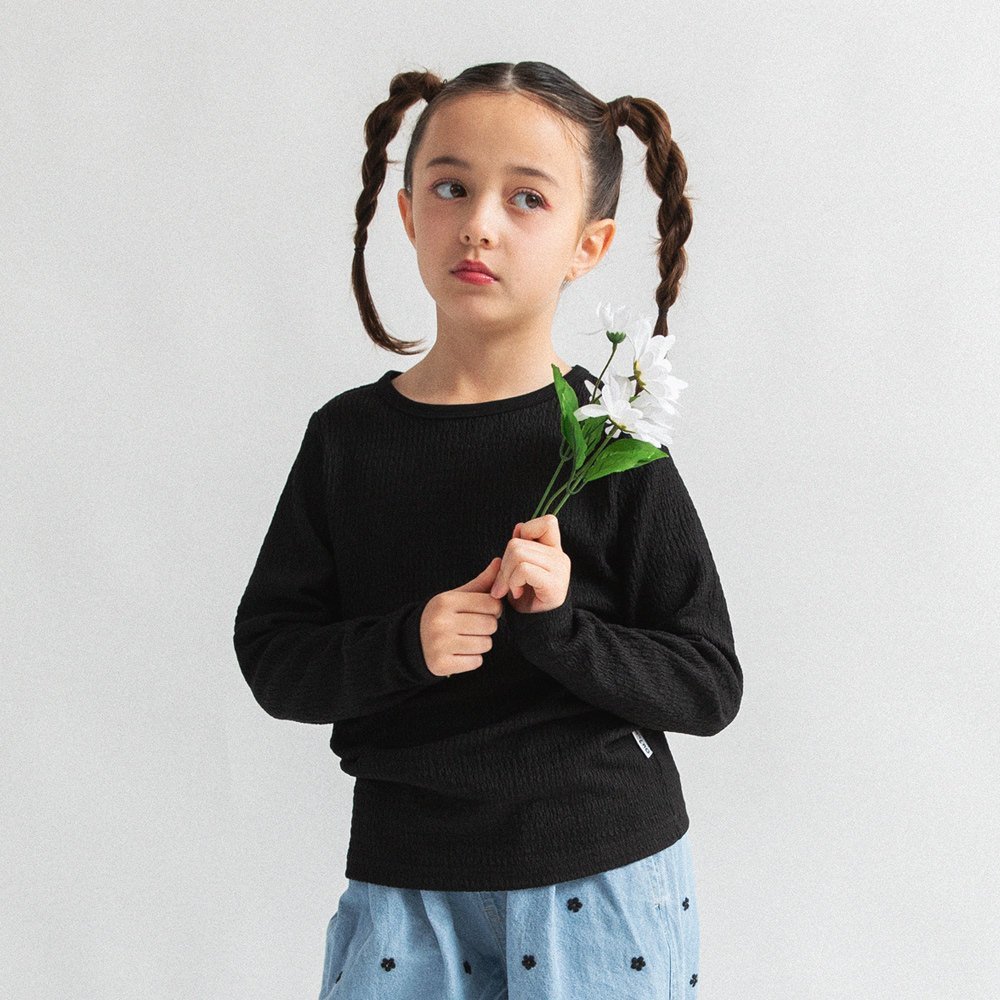 Футболка с длинными рукавами Pokopoko Branshes, black