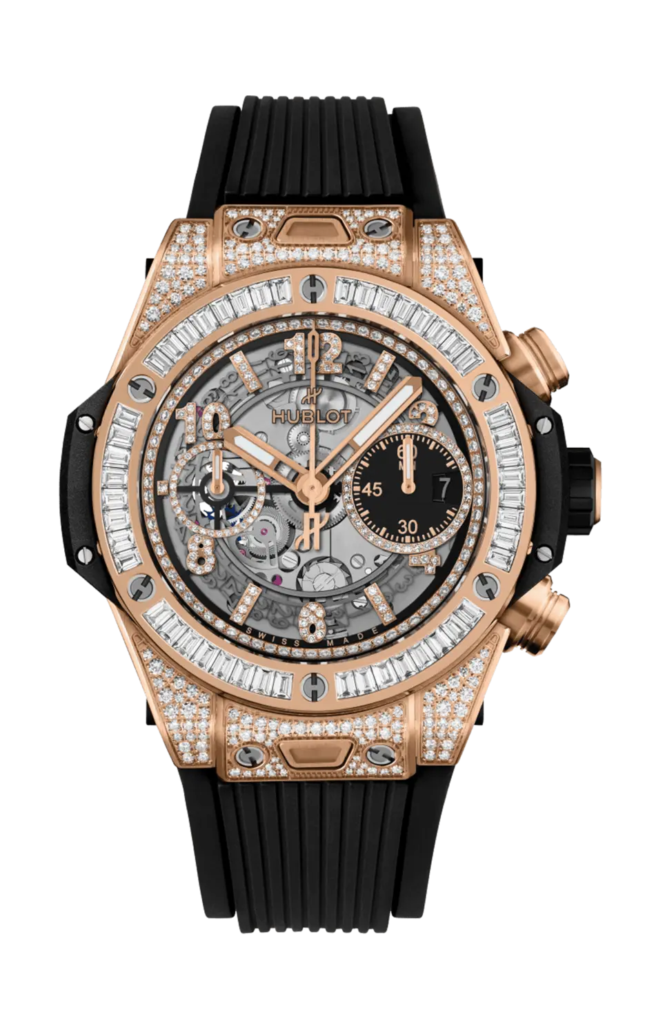 

Часы Hublot Big bang unico king gold из золота 42 мм