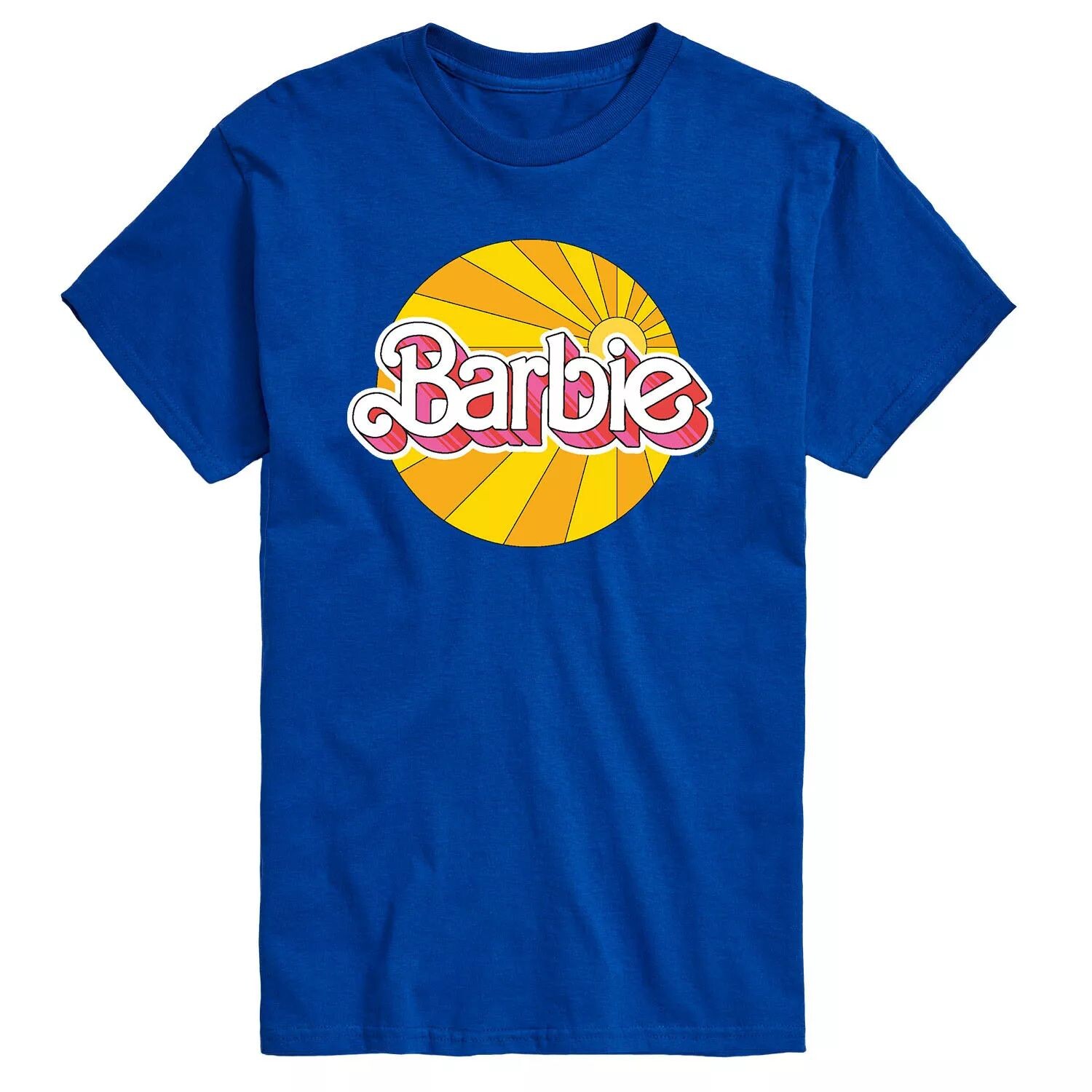 

Футболка с логотипом Big & Tall Sunburst Barbie, синий