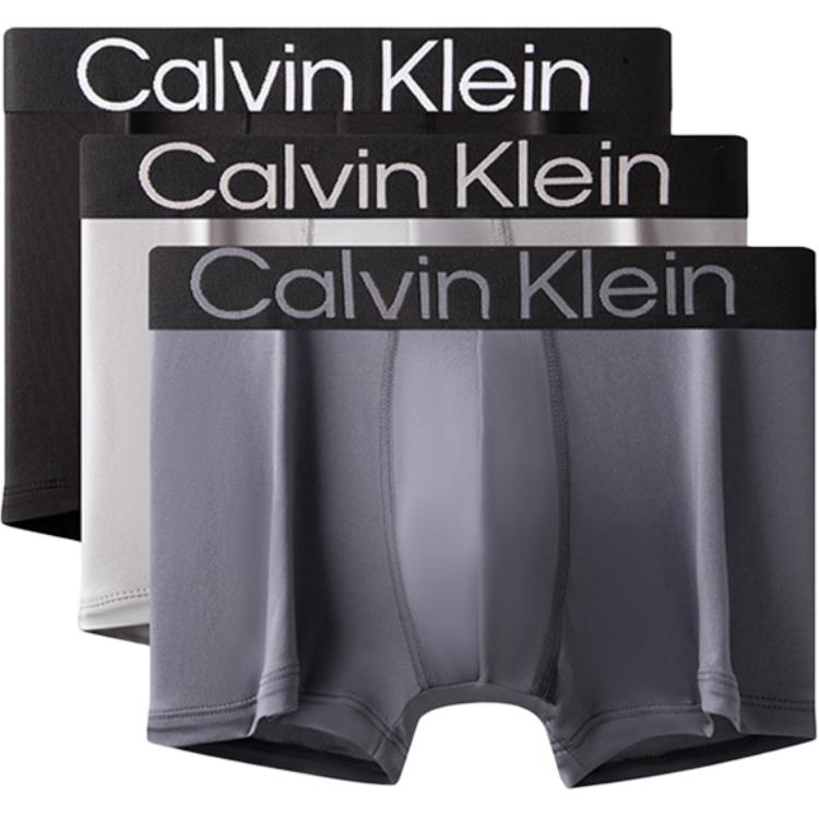 Трусы мужские, 3 шт Calvin Klein, y1b-space черный/розовый розовый/sunny mountain синий — фото 3