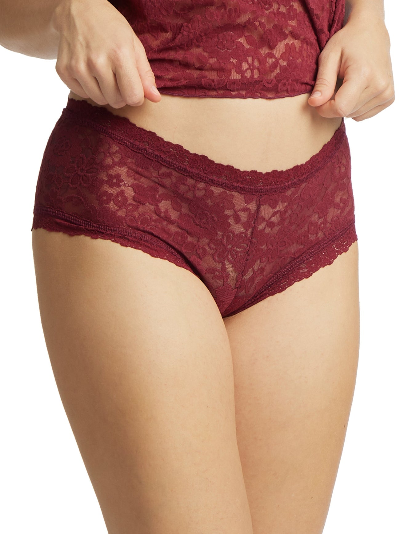 

ДНЕВНЫЕ КРУЖЕВНЫЕ ТРУСЫ HANKY PANKY, цвет lips