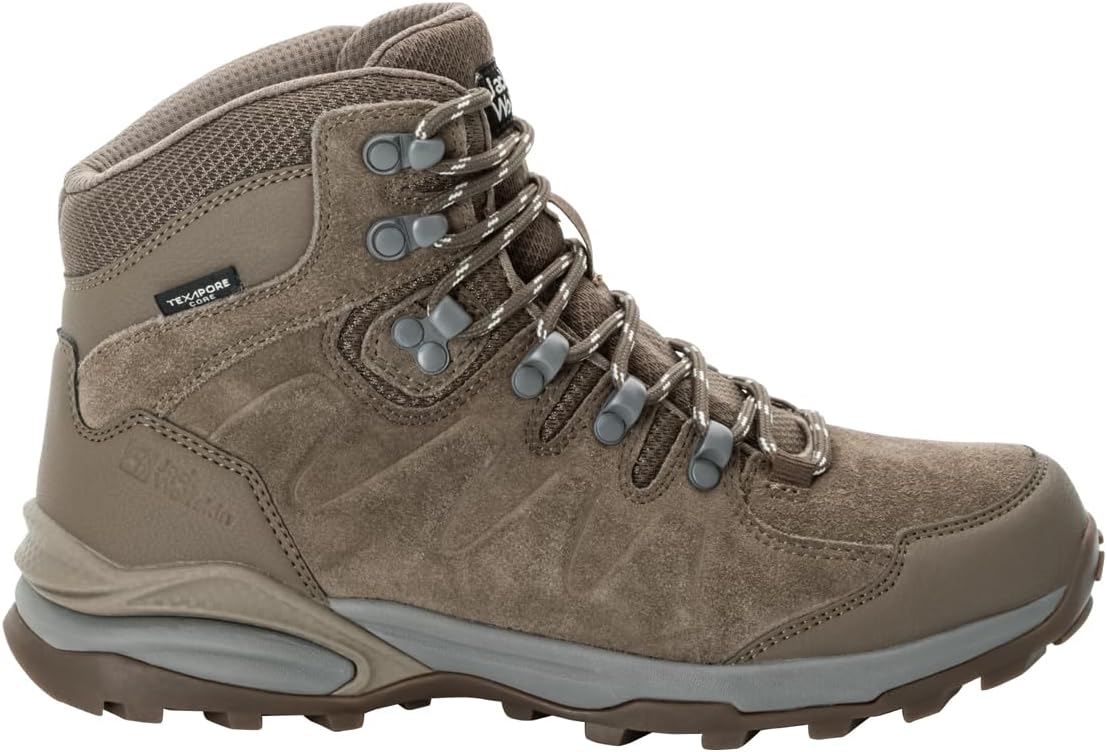 Мужские ботинки Jack Wolfskin Refugio Prime Texapore Mid M, Chestnut — фото 2