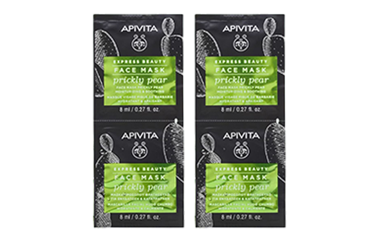 

Пробник увлажняющей маски для лица Cactus Hydrating Facial Mask восстанавливающая 8мл*4 таблетки Apivita, 8ml*4 tablets