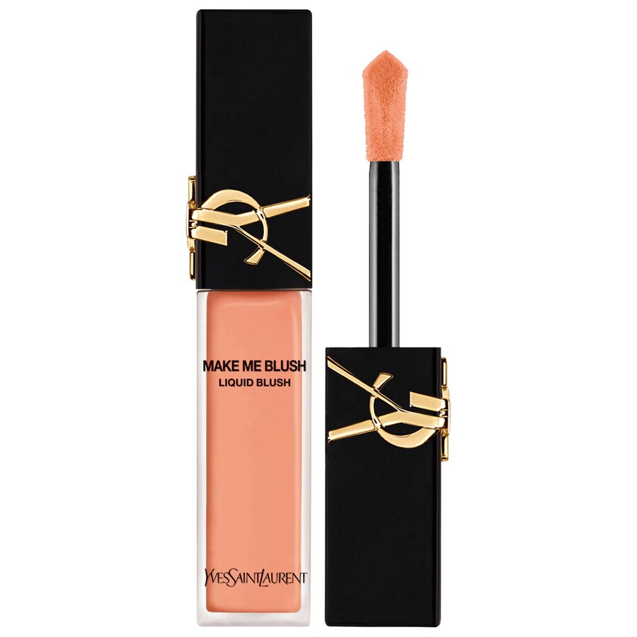 

Жидкие румяна Make Me Blush 12H с эффектом разглаживания Yves Saint Laurent, 0.51 oz /15 mL, 57 Coral Clash