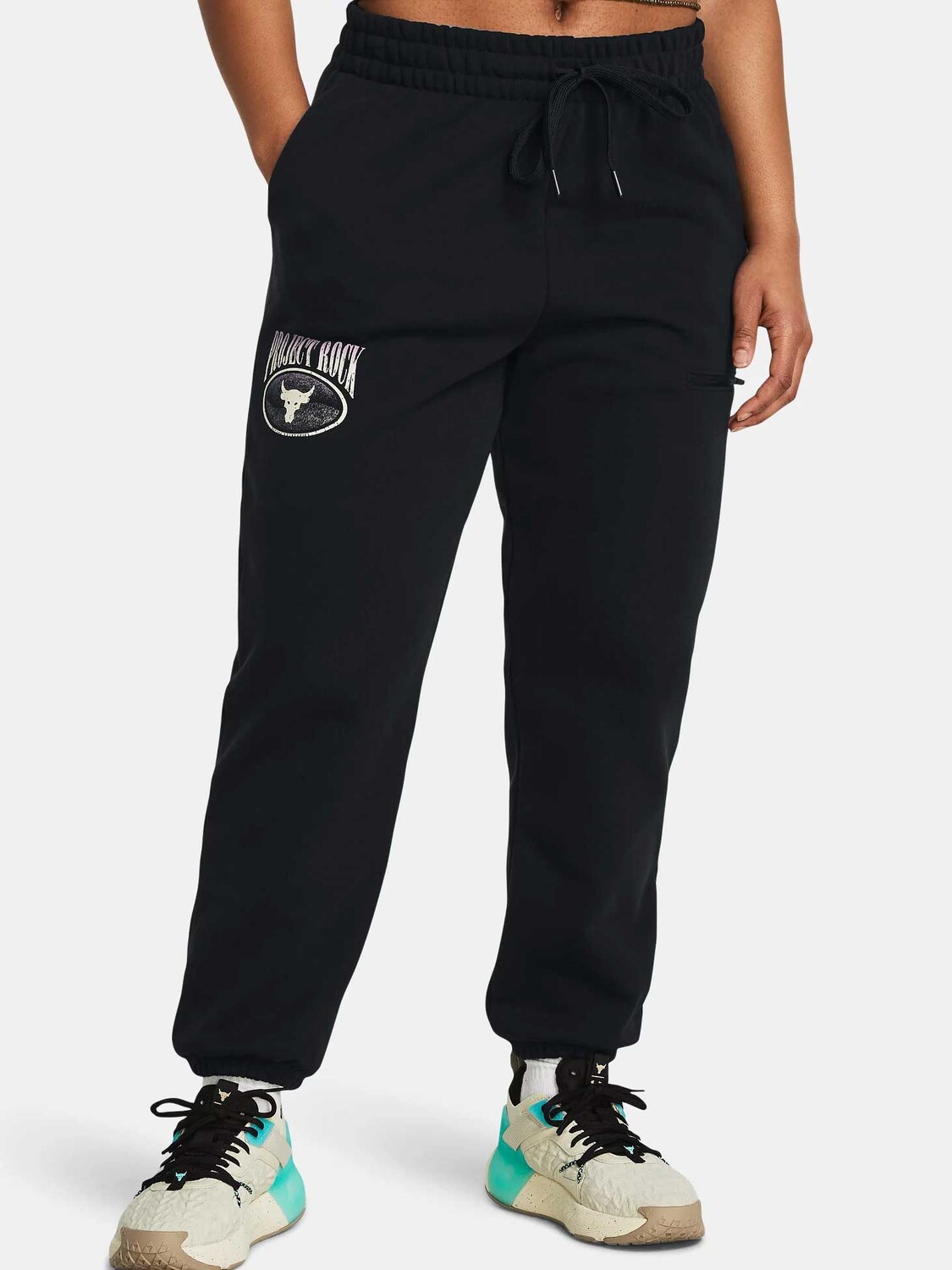 

Спортивные брюки Under Armour Pjt Rck Q1 HW Terry Pant, черный