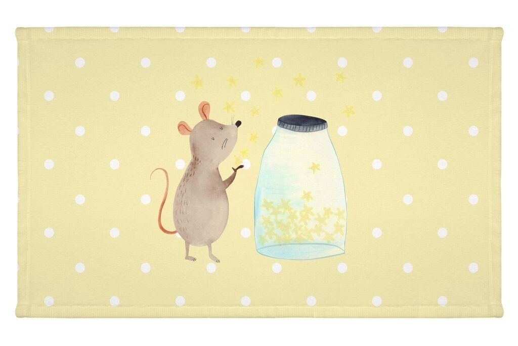 

Гостевое полотенце Mr. & Mrs. Panda Mouse Stars — желтая пастель — подарок, спортивное полотенце, детское полотенце, ребенок, махровая ткань, детский день рождения, смешные высказывания, крещение, животные, белый