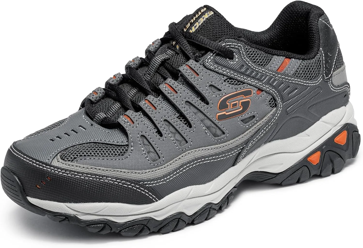 Мужские кроссовки Skechers Sport Afterburn Memory Foam Lace, угольный