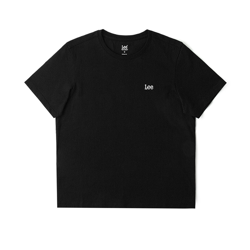 

Lee Короткая футболка с v-образным вырезом Women's Black, Черный, Lee Короткая футболка с v-образным вырезом Women's Black