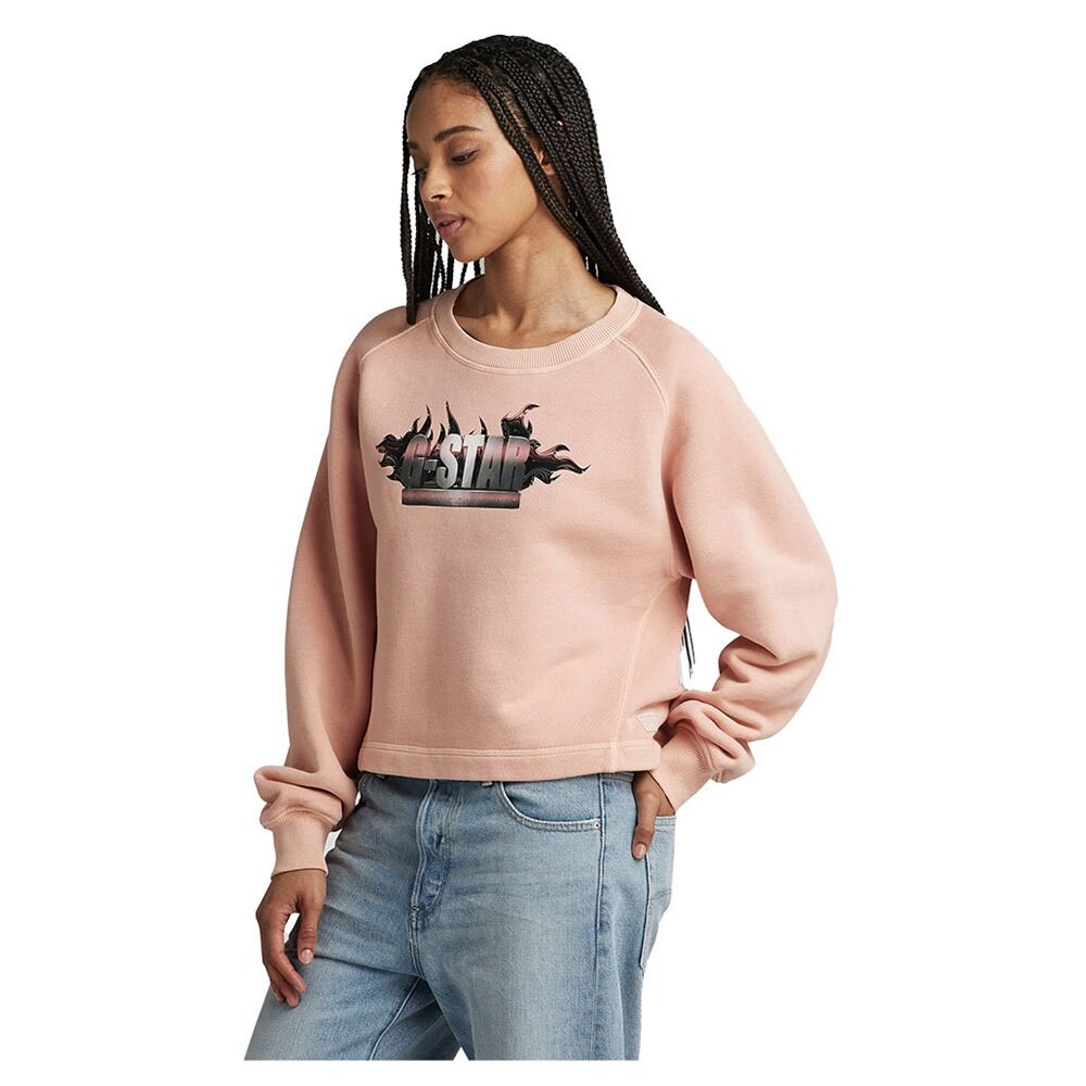 

Толстовка G-Star Overdyed Merch Loose R, оранжевый