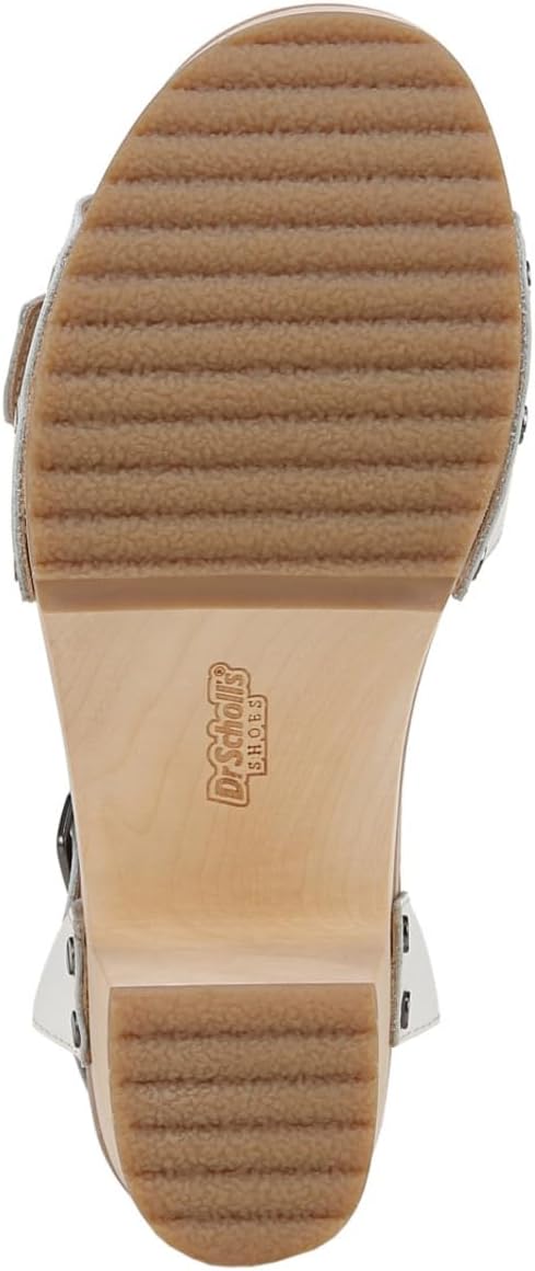 Туфли Dr. Scholl's Original Love Block Heel Sandal, White Leather — фото 3