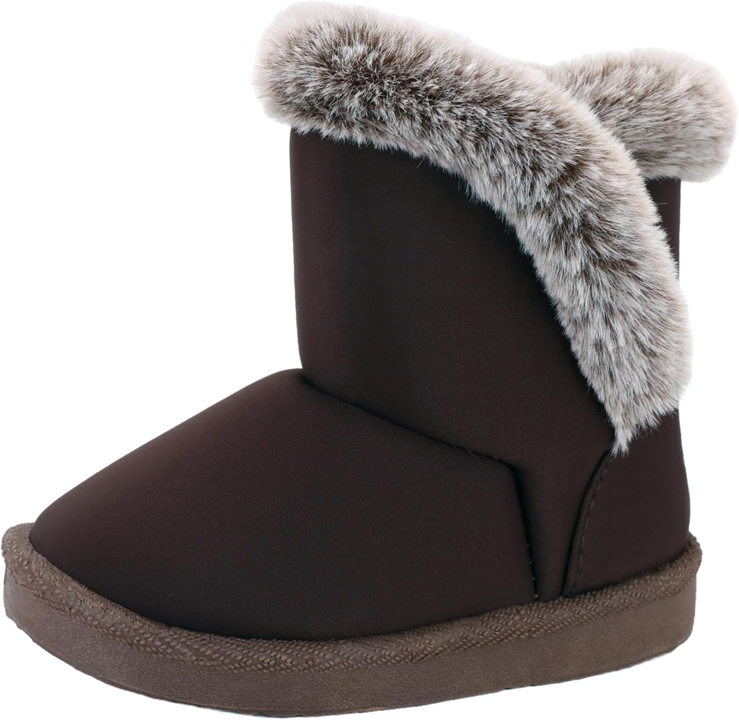 

Детские зимние сапоги Femizee для девочек и мальчиков, теплые зимние уличные снежные ботинки (для малышей/маленьких детей), 1965 Coffee