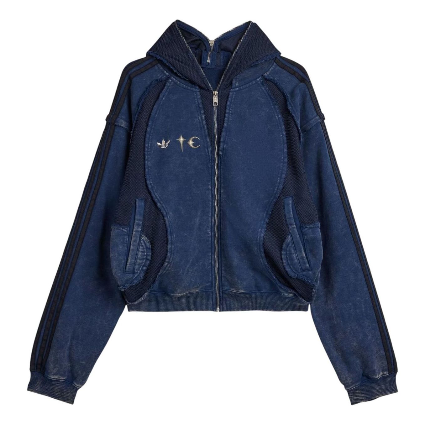 Куртка с капюшоном Adidas x THUG CLUB TEAMGEIST «Night Indigo»