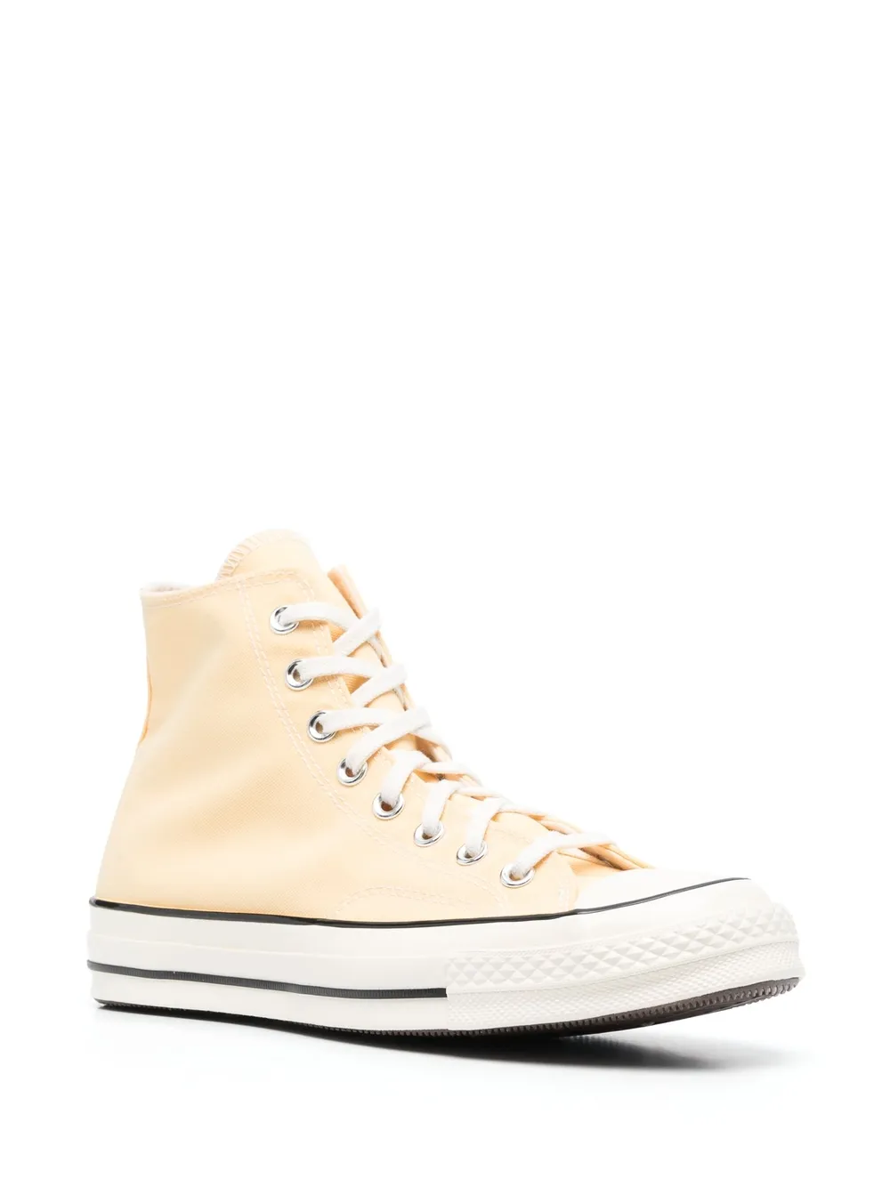 Высокие кеды на шнуровке Converse, желтый — фото 2