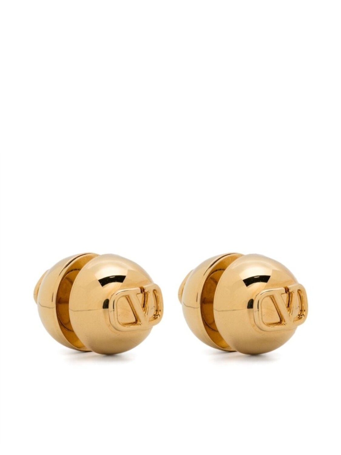 

Серьги с тиснением VLogo Valentino Garavani, золотой