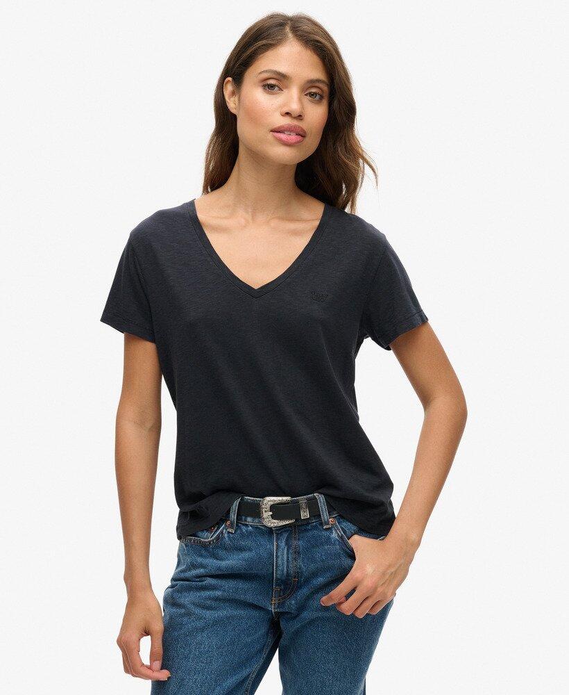 

SUPERDRY Вышитая рубашка с V-образным вырезом