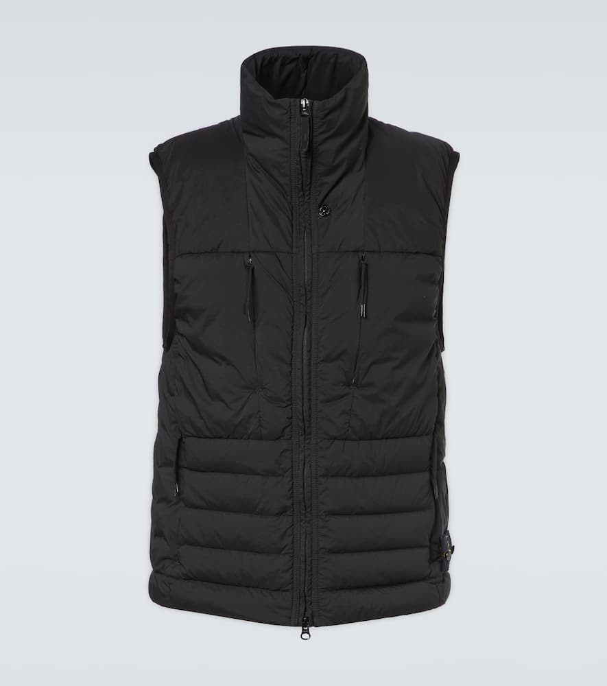 

Утепленный жилет с капюшоном Stone Island, Black