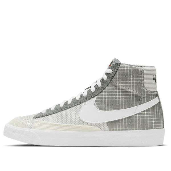 

Кроссовки blazer mid '77 'patch - smoke grey' Nike, серый