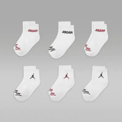 Носки Jordan Legend Kids' Ankle Box Set (6-шт), белый — фото 2