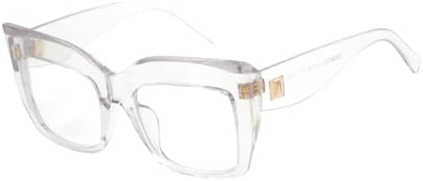 

Модные солнцезащитные очки большого квадратного размера 2027 года для женщин, ретро-очки, солнцезащитные очки с защитой от УФ-излучения UV400 для женщин MTZJH, White Lens