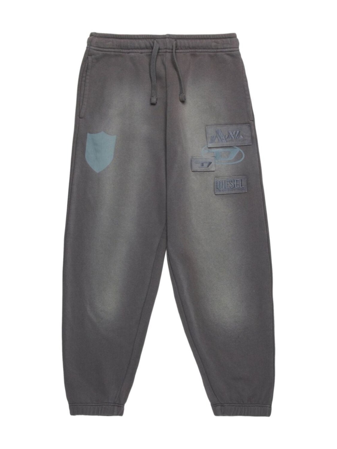 

Diesel Kids джоггеры с логотипом, серый