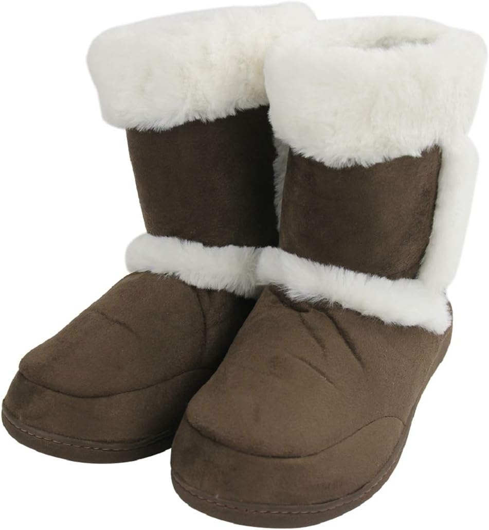 

Домашние тапочки Мужские тапочки Ботинки, мягкие зимние теплые тапочки с эффектом памяти для дома Home Slipper, темно-коричневый/белый