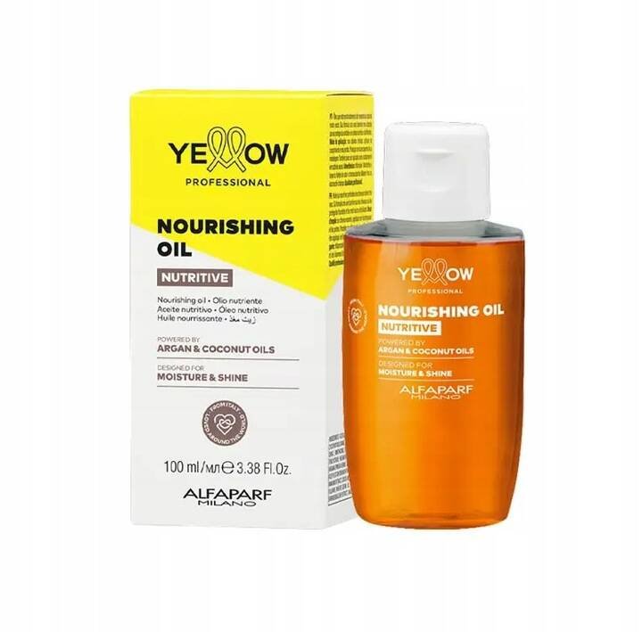 Alfaparf Yellow Nutritive Nourishing Oil, масло для сухих волос 100 мл — фото 2