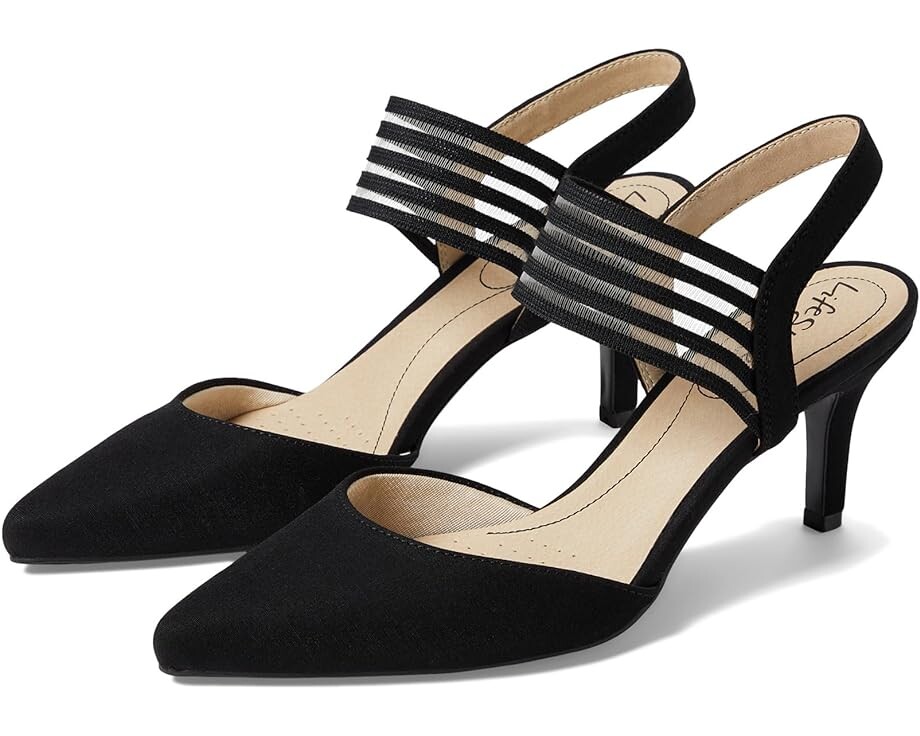 Туфли LifeStride Sanya, цвет Black Veg Micron/Gore