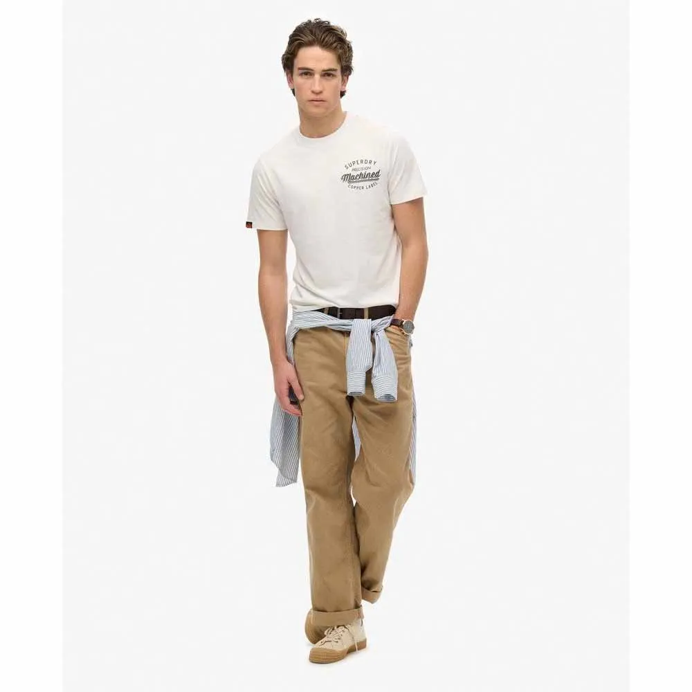 Футболка с коротким рукавом Superdry Copper Label Relaxed, белый — фото 4
