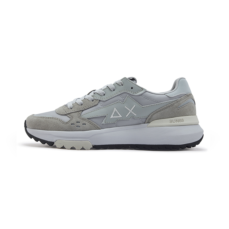 

SUN68 Дышащие мужские кэжуал кеды низкие Z35121-06 светло-серые, цвет Z35121-06 Light Gray