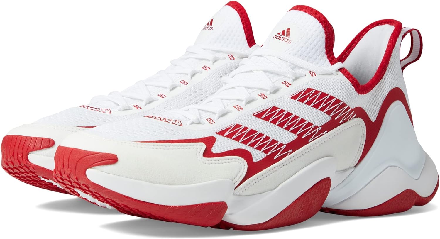 

Футбольные бутсы Adidas Impact Flx для мужчин и женщин, белый/красный