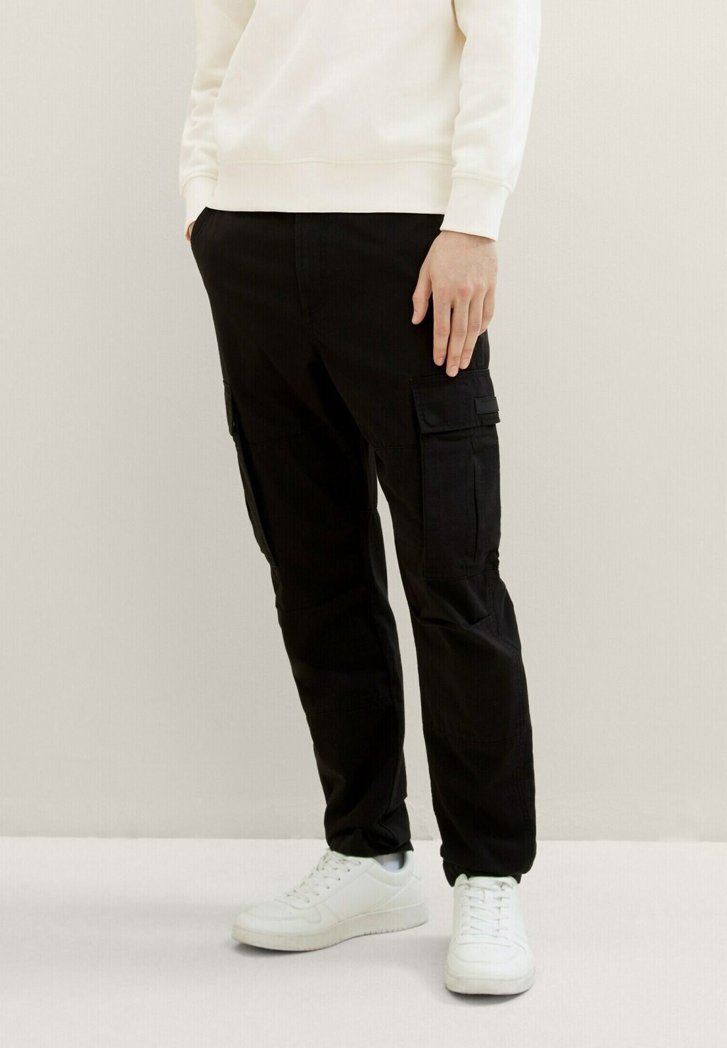 

Брюки-карго TOM TAILOR DENIM, цвет black