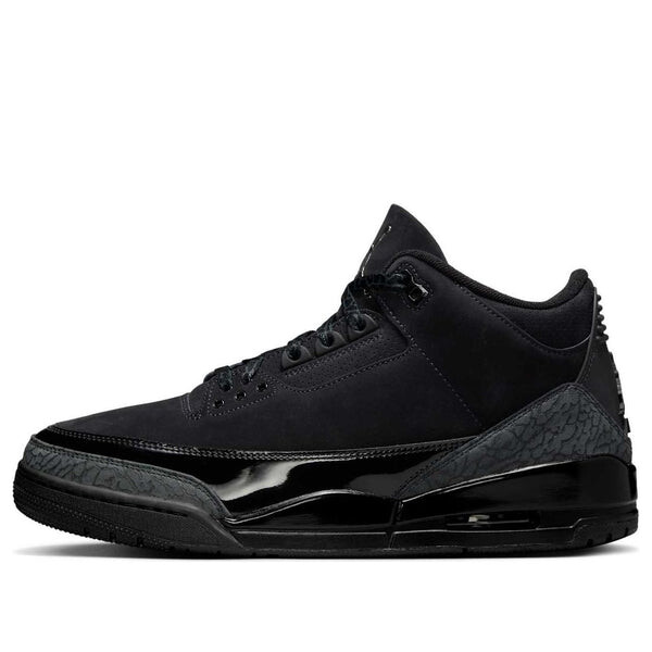 

Кроссовки 3 retro 'black cat' 2025 Air Jordan, черный