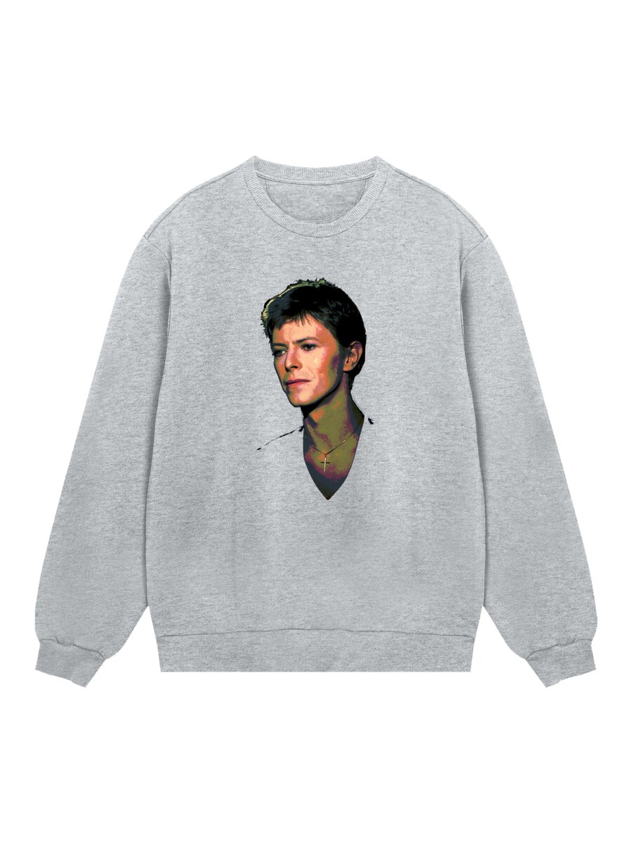 

Толстовка F4NT4STIC TV Times Pop Star David Bowie 1977, серый