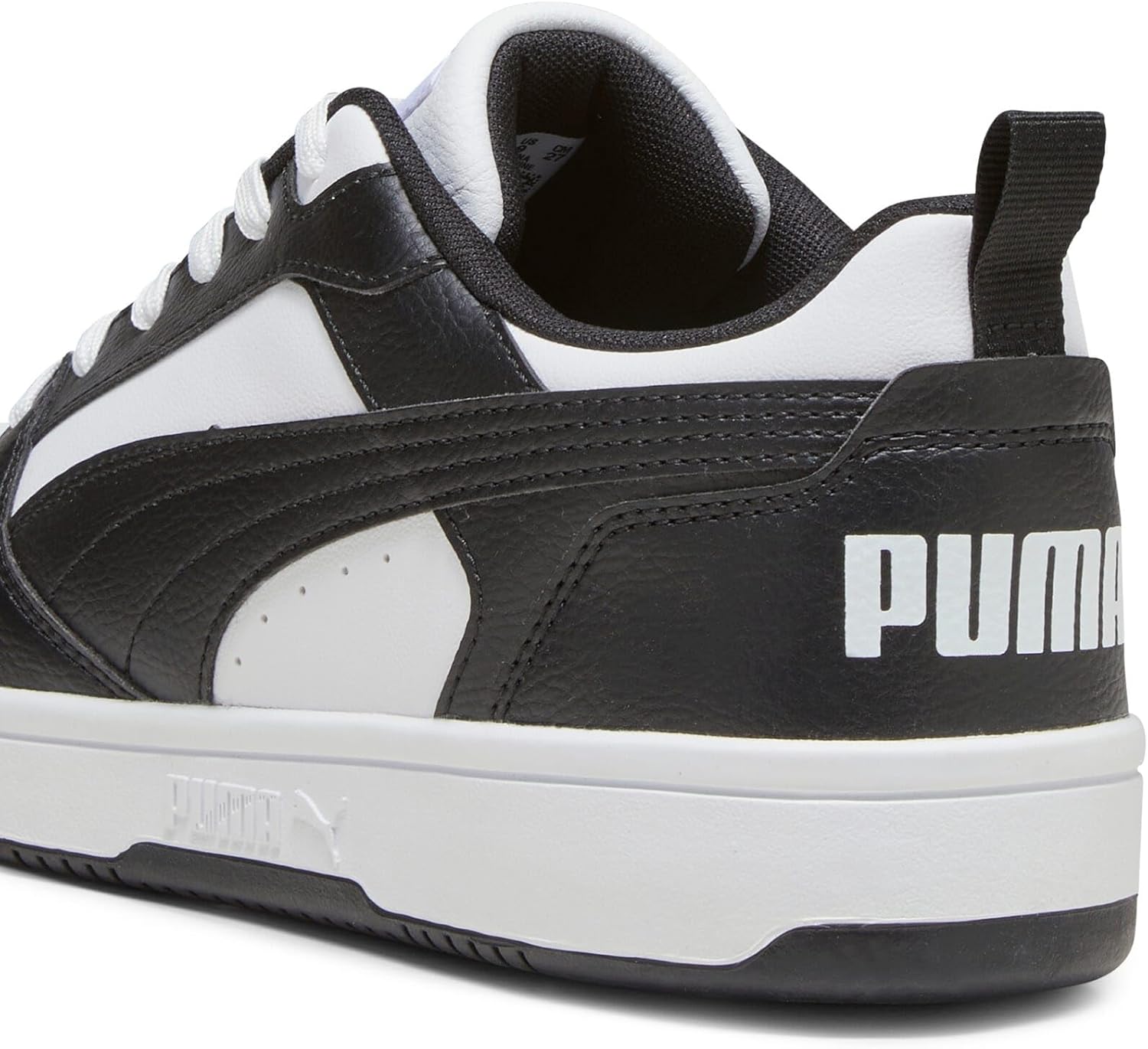 Мужские низкие кроссовки PUMA, белый/черный — фото 4