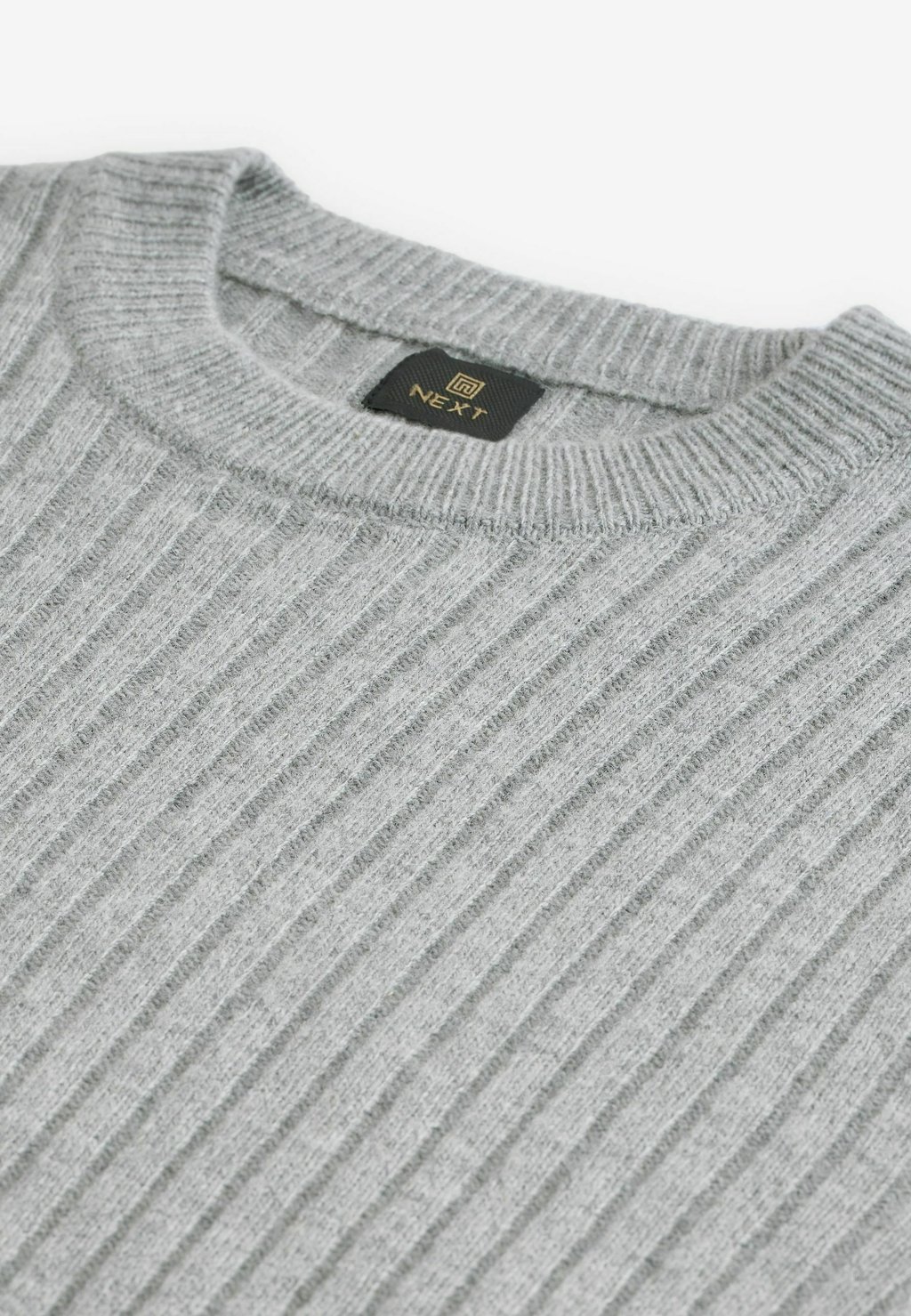 

Джемпер REGULAR FIT BLEND TEXTURED CREW Next, серый